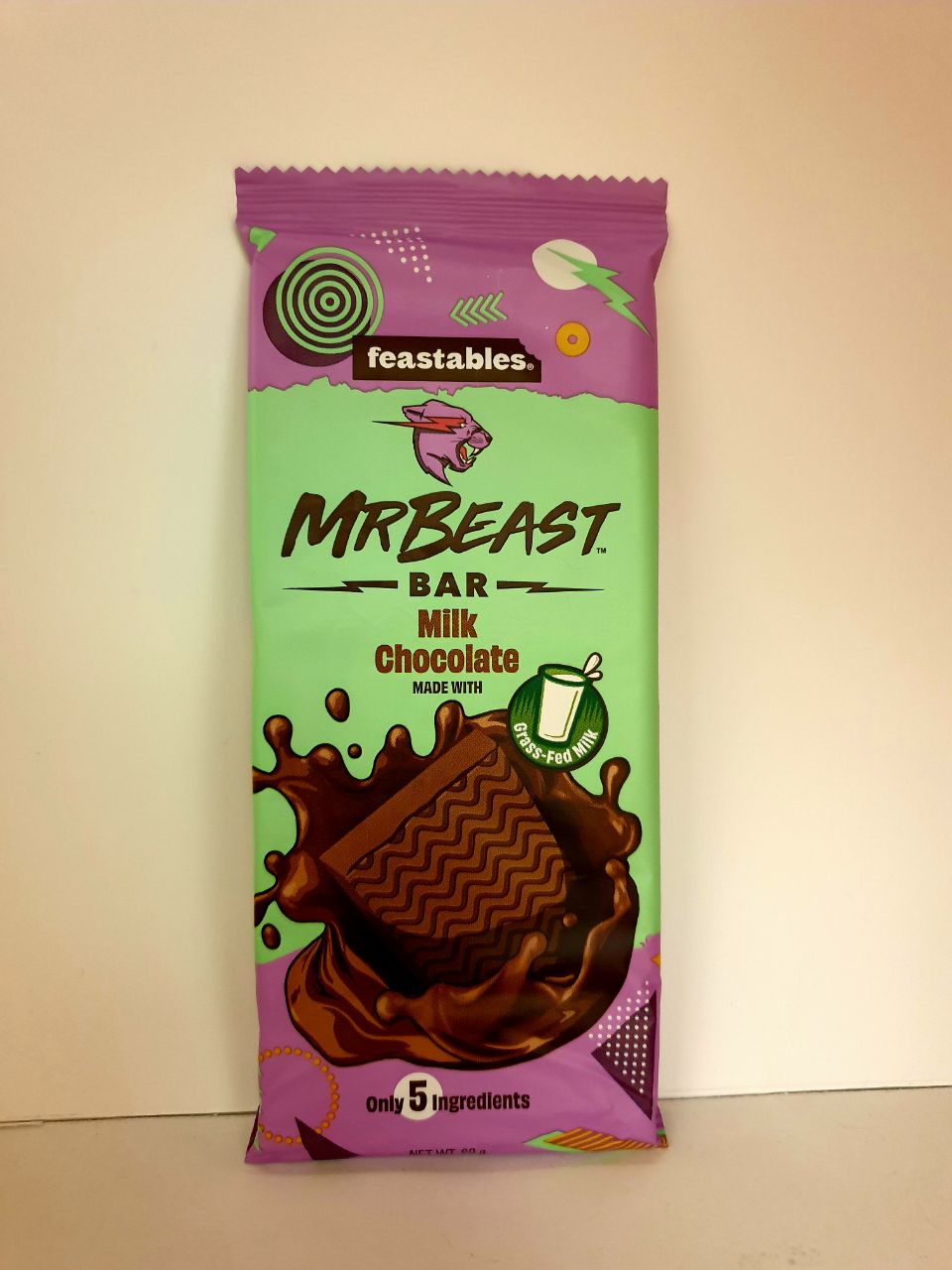 Feastables Mr. Beast Milk Chocolate Chocolate Bar 60g