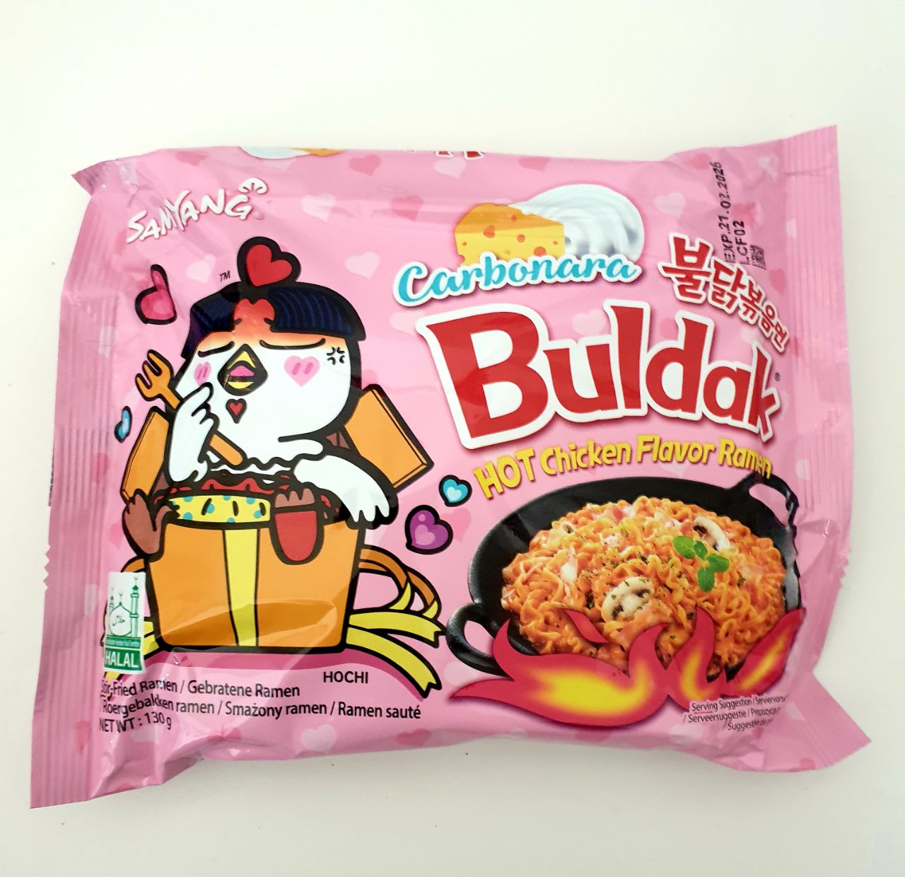 Buldak Carbonara Hot Chicken Flavor Ramen 130g