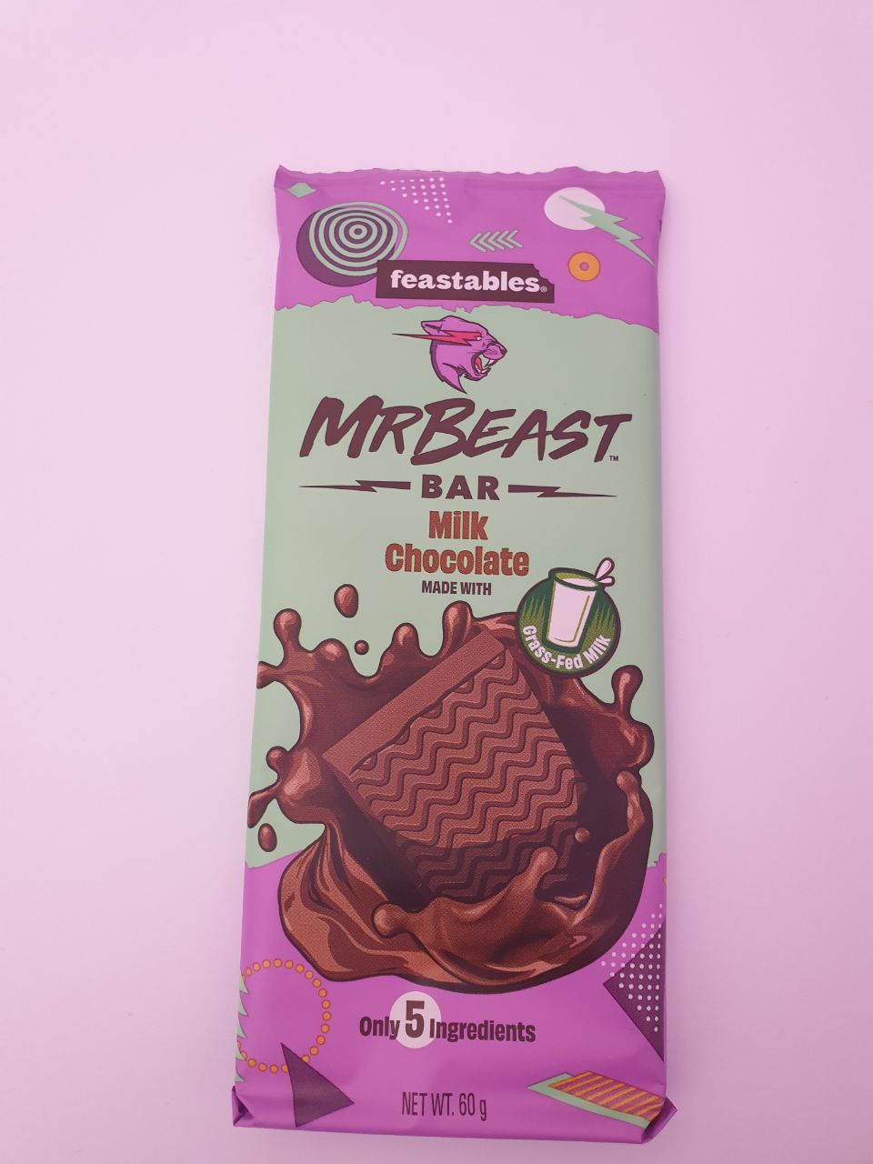 Feastables Mr. Beast Milk Chocolate Chocolate Bar 60g