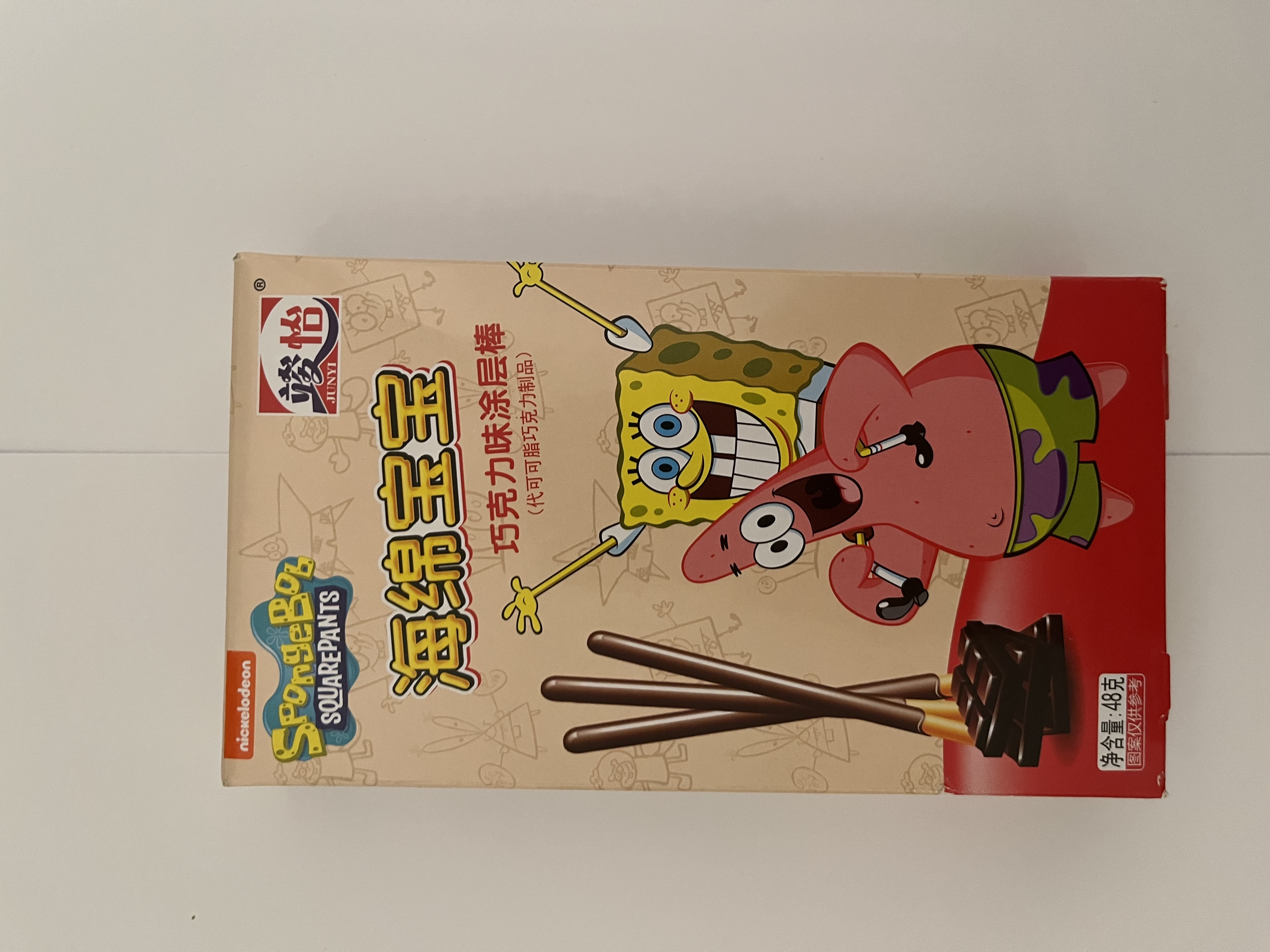 Spongebob Schoko Stix 48g