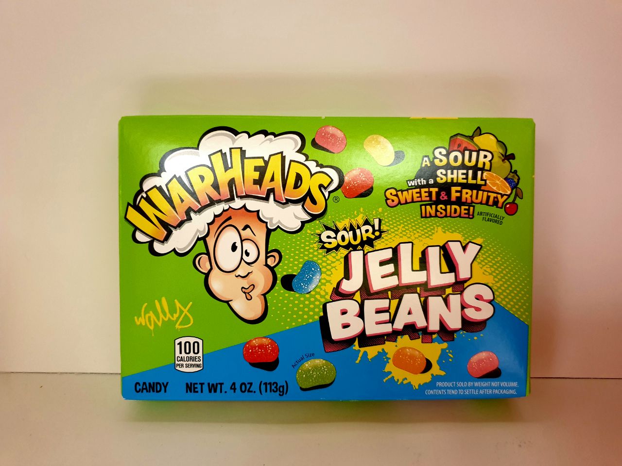 Warheads Sour Jelly Beans 113g